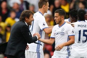 هازارد يرجع الفضل في تألقه مع تشلسي هذا الموسم لكونتي