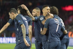 بالفيديو... فوز باريس سان جيرمان على بال في دوري أبطال أوروبا