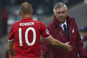 أنشيلوتي: ريبري سيعود للتدريبات الأسبوع المقبل