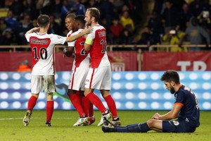 موناكو يقفز لوصافة الدوري الفرنسي باكتساحه مونبلييه بسداسية