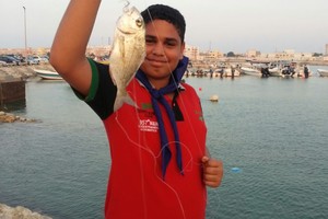 بالصور... مسابقة صيد السمك لكشافة الدراز البحرية