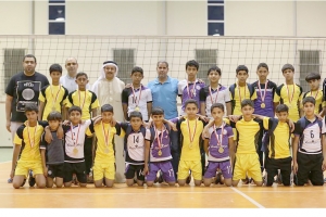 بالصور... ﻿داركليب بطلاً لبطولة نادي عالي لـ «صغار الطائرة»