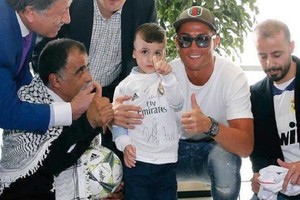 اختيار كريستيانو رونالدو شخصية العام في فلسطين