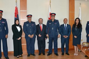 مدير المرور يستقبل رئيس شركة ا'لخليج للبتروكيماويات'