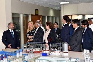 أعضاء الوفد البرلماني الأوروبي يزورون 'جيبك'