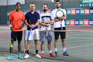 بالصور... غداً الدور قبل النهائي لزوجي السوبر في بطولة البتروكيماويات الـ 30 المفتوحة للتنس