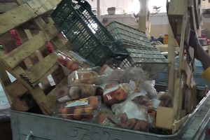 (رسالة مواطن)... هل قلة مفتشين بالسوق المركزي عذر يبيح للعمالة أن تبيع خضاراً تالفة تلتقطها من حاويات القمامة؟!