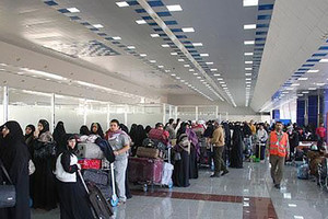 مطار النجف: نتوقع استقبال 300 ألف زائر والفيزا تمنح لدول مجلس التعاون فقط