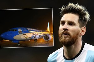 ميسي يثير الرعب في الطائرة المتوجهة لمواجهة كولومبيا