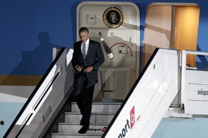 أوباما يصل إلى البيرو في آخر زيارة رسمية له إلى الخارج