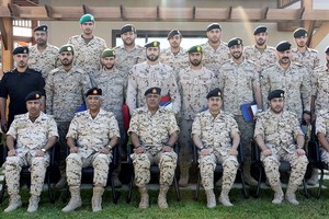 تخريج إحدى الدورات العسكرية المتخصصة للضباط بوحدة هندسة الميدان الملكية‎