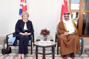 بالصور... ولي العهد يلتقي رئيسة الوزراء البريطانية تيريزا ماي 