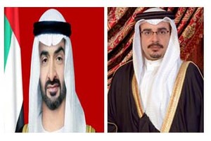 ولي العهد يلتقي ولي عهد أبوظبي ويؤكد على ما يجمع البلدين من علاقات ثنائية أخوية راسخة