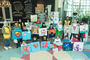 'ريشة من الألوان' ورشة بجمعية شجرة الحياة