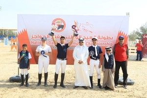 بالصور... الدوسري يتوشح بلقب الجائزة الكبرى لبطولة العيد الوطني لقفز الحواجز