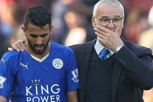 رانييري ينتقد اداء محرز ويطالبه بالمزيد