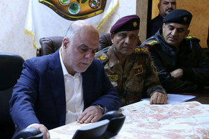 بالصور... العبادي: عملية استعادة الموصل دخلت مرحلة الحسم