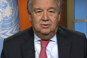 بالفيديو... الأمين العام الجديد للأمم المتحدة: فلنجعل 2017 عاماً للسلام