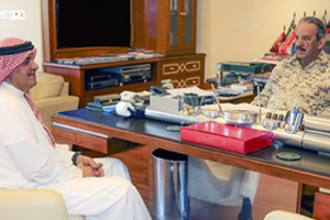 القائد العام لقوة دفاع البحرين يستقبل الملحق العسكري البحريني في الأردن