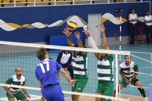 بالصور... اتحاد الريف يُطيح بالبسيتين في دوري 'أولى الطائرة'