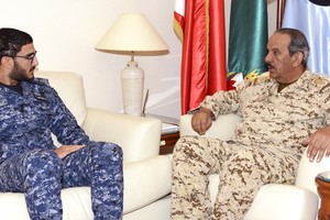 القائد العام يستقبل الملازم أول سمو الشيخ عيسى بن سلمان بن حمد آل خليفة     