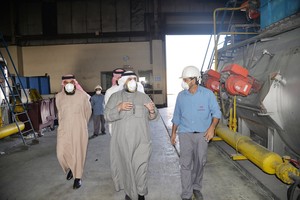 'بلدي الجنوبية' يتفقد مصنع النفايات الطبية بالصخير  