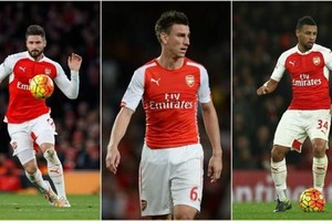 أرسنال يمدد عقود الثلاثي الفرنسي كوسيلني وكوكلين وجيرو