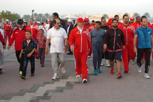 بالصور... عسكر يدشن انطلاق برنامج 'يايين نتمرن معاكم' بدوحة عراد