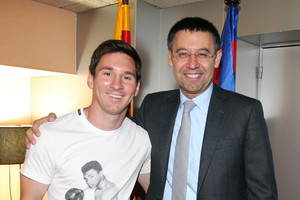 رئيس نادي برشلونة: سنجدد لميسي