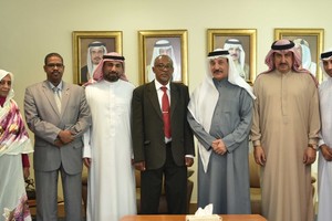 حميدان يلتقي رئيس الاتحاد العام لنقابات عمال السودان 