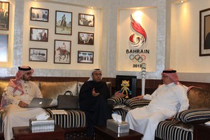 عسكر يستقبل عضو محكمة التحكيم الرياضي الدولية الحيان