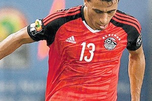 مصر تفقد الظهير الايسر عبد الشافي ضد غانا