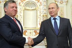 الكرملين: الملك عبد الله عاهل الأردن يزور روسيا لبحث مكافحة الإرهاب