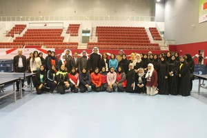 بالصور... حياة بنت عبدالعزيز: مشاركة 37 دارسة مؤشر إيجابي لنجاح الدورة الدولية لكرة الطاولة