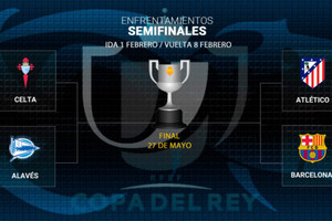 نهائي مبكر بين برشلونة واتلتيكو مدريد في نصف نهائي كأس ملك اسبانيا