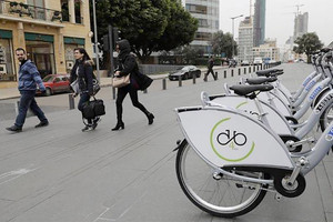 محطات دراجات هوائية في مدن لبنانية لتخفيف الازدحام والتلوث الجوي 