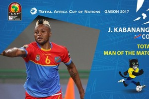 الكونغولي كابانانجا يتوج هدافا لكأس الأمم الأفريقية 2017