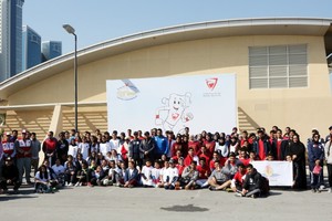 بالصور... محافظة العاصمة تقيم فعاليات جماهيرية بمناسبة يوم البحرين الرياضي