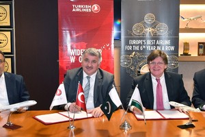  'الخطوط التركية' و'الباكستانية' تعززان اتفاقية المشاركة بالرمز