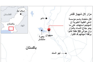 انفوجرافيك... تفجير يستهدف مزاراً دينياً في باكستان... مالذي حدث؟