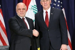 نائب الرئيس الأميركي يبلغ العبادي: لن نسمح لإيران بزعزعة استقرار شركائنا في المنطقة بما فيهم العراق