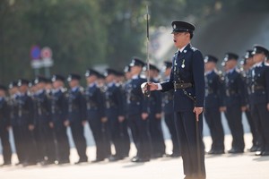 الصين تنظم مسيرة أخرى لقوات الأمن ضد الإرهاب