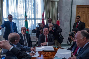 تونس والجزائر ومصر يوقعون إعلانا من خمسة مبادئ حول ليبيا