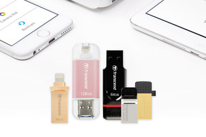 'ترانسيند' تعلن عن سلسة ذواكر فلاش جديدة لمشاركة البيانات على 'الأندرويد' و'الأيفون'