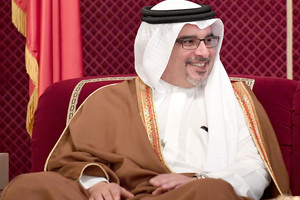 بالصور... ولي العهد يرحب برواد مجلسه الأسبوعي  