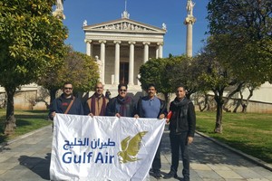 وفد إعلامي خليجي يسافر مع طيران الخليج إلى أثينا