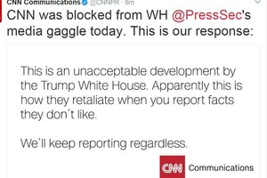 منع وسائل إعلام أميركية من حضور مؤتمر صحافي بالبيت الأبيض