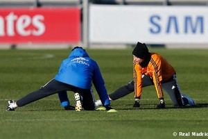 رونالدو يتدرب بمفرده ومشاركته ضد ايبار غير مؤكدة