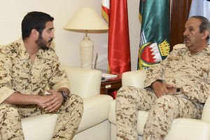 القائد العام يستقبل قائد قوة الحرس الملكي الخاصة   