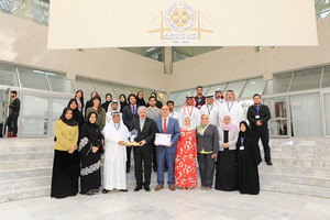 حمزة يهنّئ 'فريق الجامعة' في معرض الحدائق بإنجازاته المشرفة